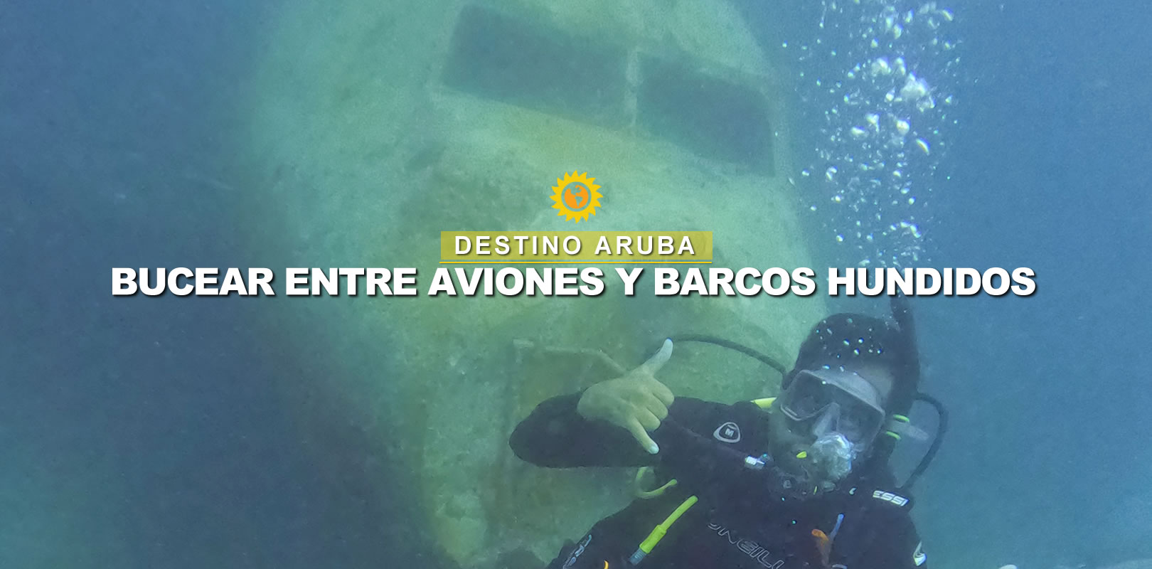 Aruba bucear entre aviones y barcos hundidos